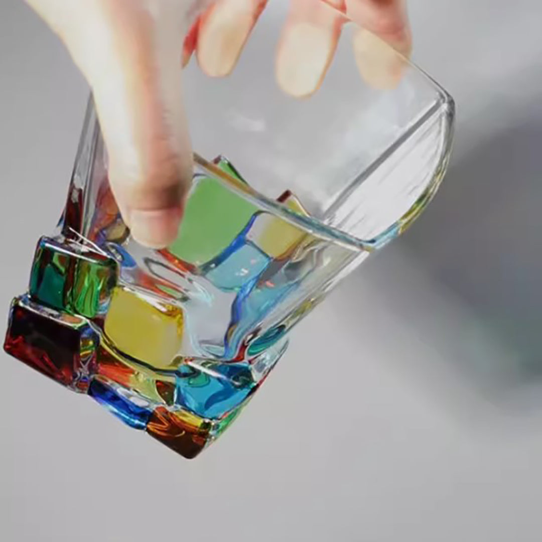 Drinking glasses – beautiful like a rainbow series