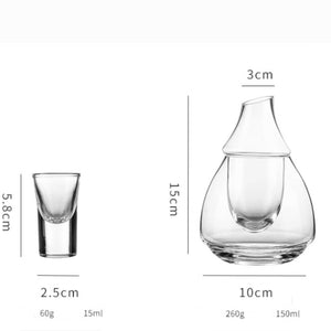 Glacis – glass drinkware set of eight pieces
