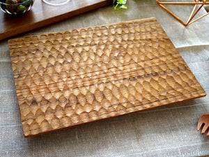 Teak wood serving tray - two sizes