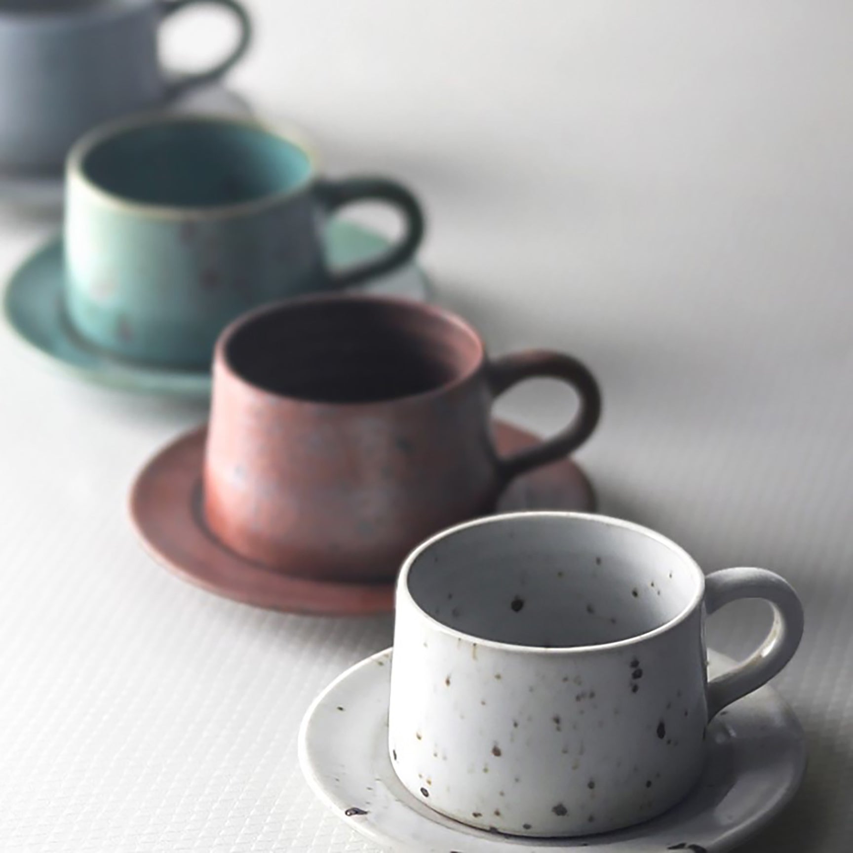 Espresso cup with saucer - Quartet series
