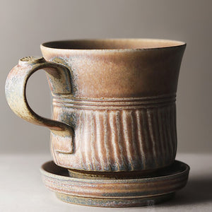 Vintage series - mug with small plate