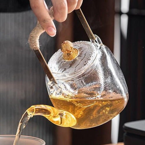 Glass teapot - Square series