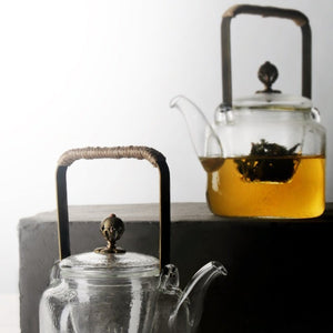 Glass teapot - Square series