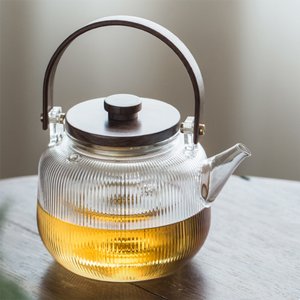 Glass Teapot - Stripe series