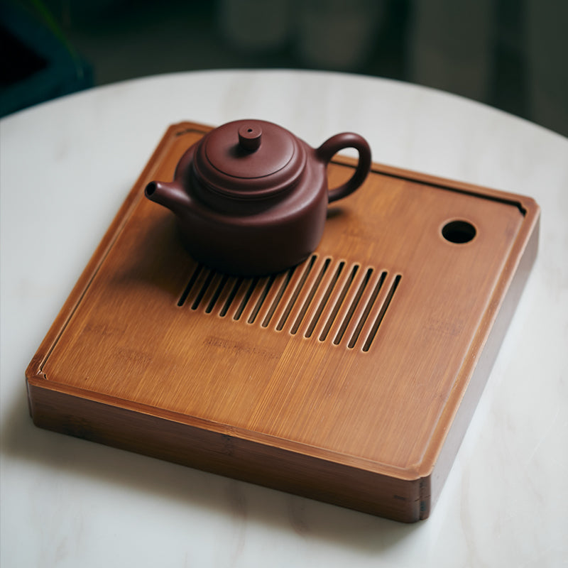 Bamboo tea tray - square