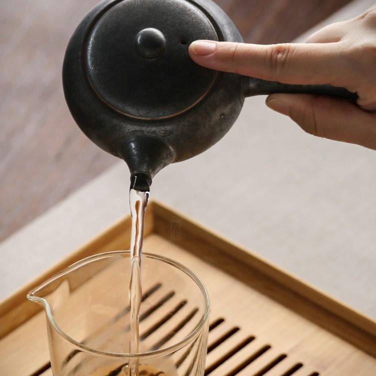 Japanese style Kyusu teapot