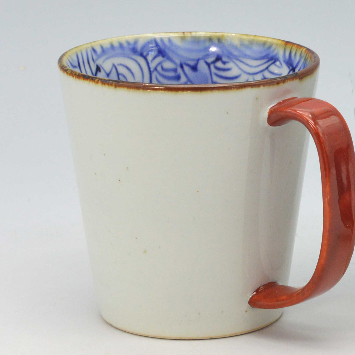 Hasami ware - Waves and cherry blossom